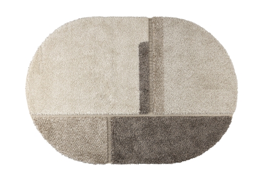 Alfombra de lana 'Zest' 200x290cm - Gris