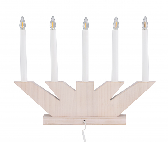 Candelabro de adviento 'Katrineholm' - Blanco
