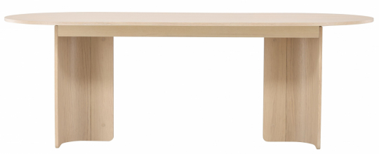 Mesa de comedor 'Tranemo' Ovalada 220x100x75cm - Blanco