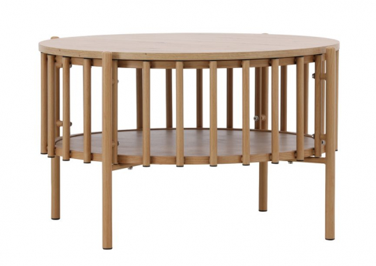 Mesa de centro 'Runvik' Redonda 80cm - Natural