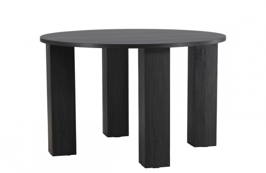 Mesa de comedor 'Nornhem' Redonda 120cm - Negra