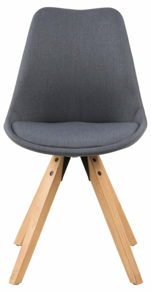 Silla 'Lebrija' - Gris oscuro/Natural