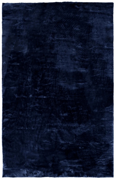Alfombra 'Aranga Super Soft' 80x160cm - Azul oscuro