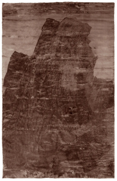 Alfombra 'Aranga Super Soft' 60x120cm - Marrón oscuro