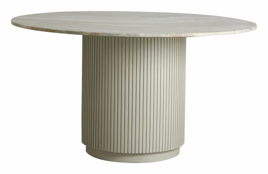 Mesa de comedor 'Erie' Redonda 140cm - Mármol Blanco
