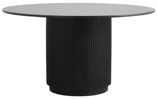 Mesa de comedor 'Erie' Redonda 140cm - Mármol Negro