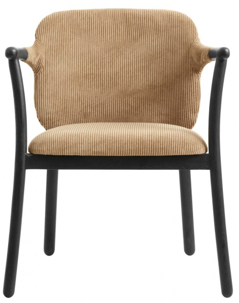 Silla 'Esrum' - Negro/Beige