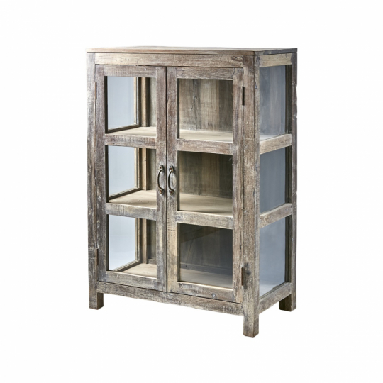 Vitrina 'Riko' 120cm - Madera reciclada