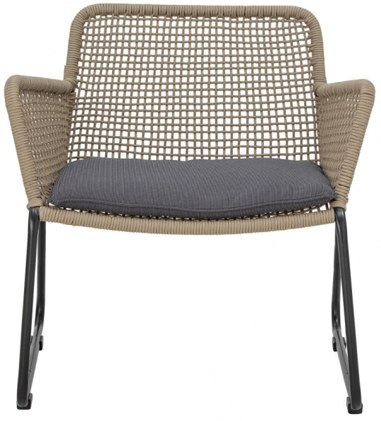 Sillón 'Mundo' - Natural/Gris