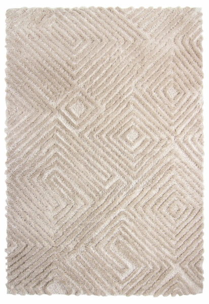 Alfombra de pelo 'Monti' 140x200cm - Beige
