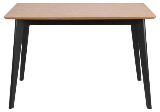 Mesa de comedor 'Varberg' - Negro/Natural