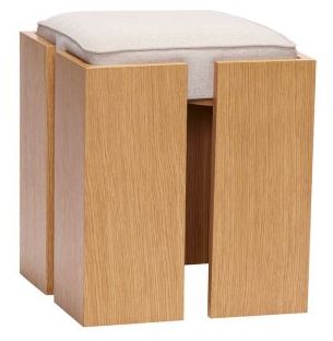 Taburete 'Forma' - Natural