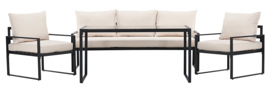 Conjunto lounge 'Vico' - Negro