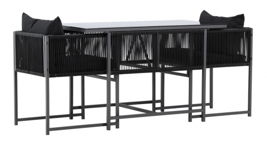 Grupo de comedor 'Cala' - Negro