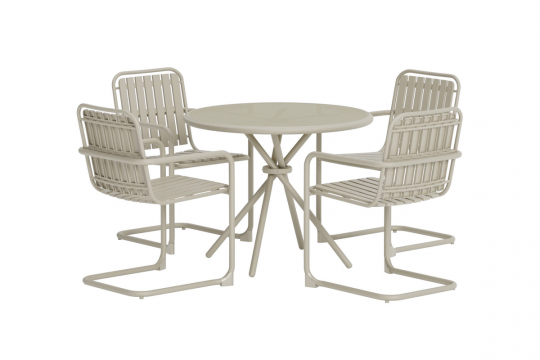 Juego de comedor 'Chios' – Beige