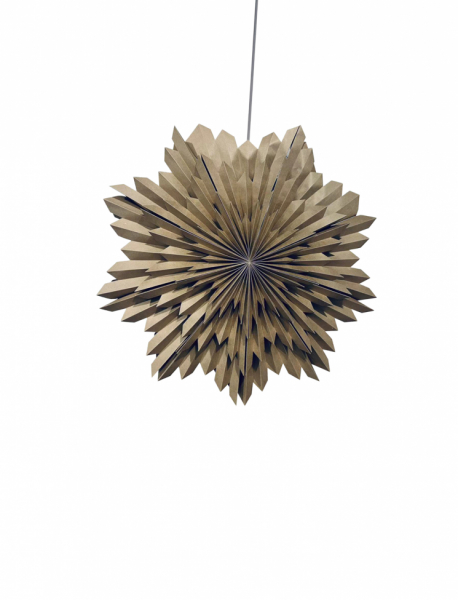Estrella de Adviento 'Oslo' 80cm - Marrón