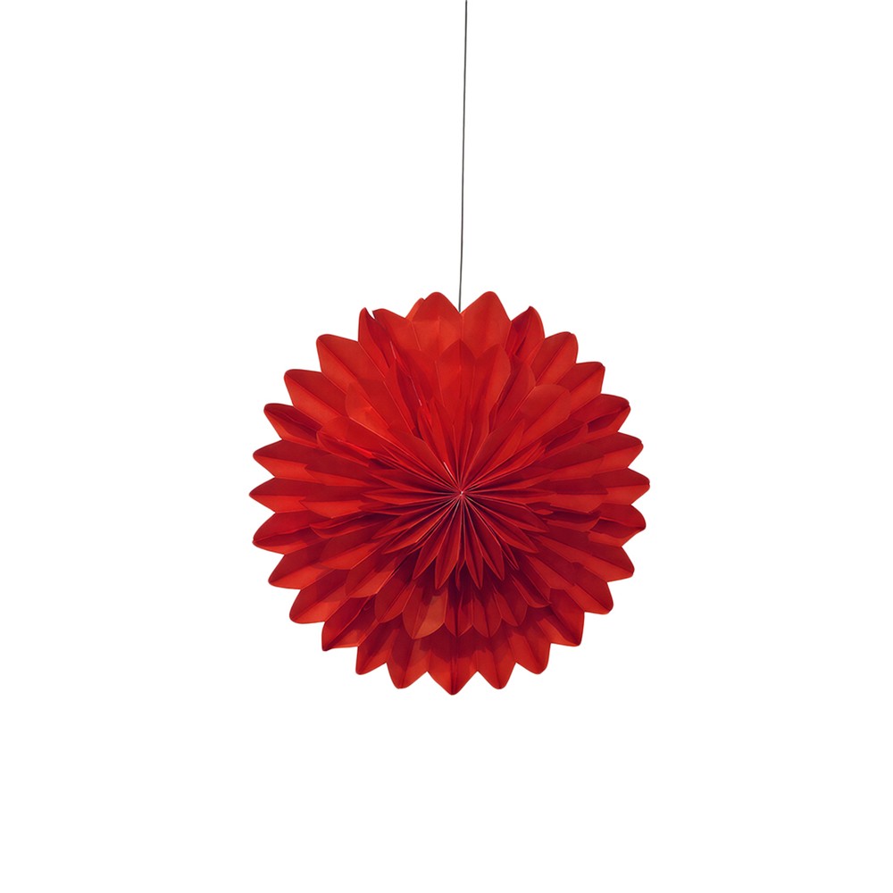 Estrella de Adviento 'Lotus' 45cm - Roja