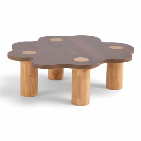 Mesa de centro 'Livora' 107x98cm - Nogal