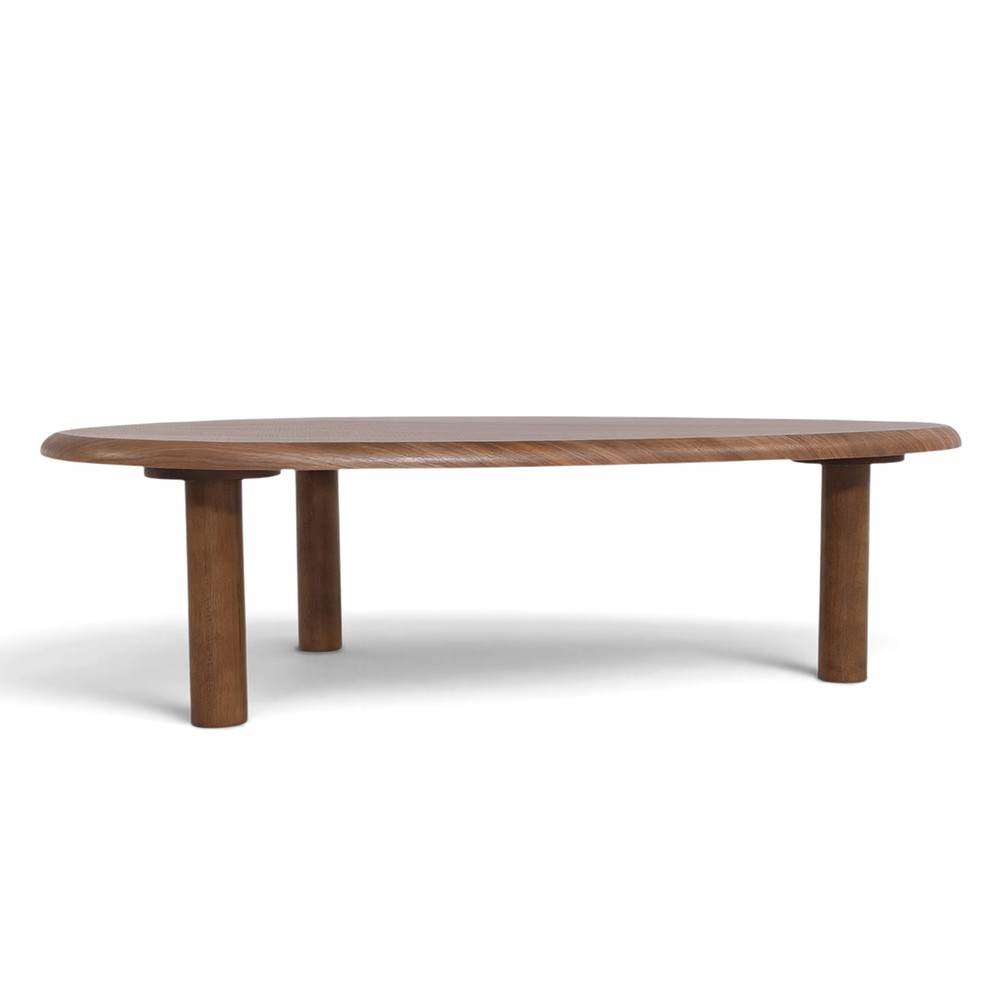 Mesa de centro 'Uovo' 116.5x73cm - Nogal