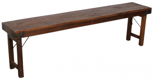 Banco deslizante 'Foldable' 160x30cm - Madera