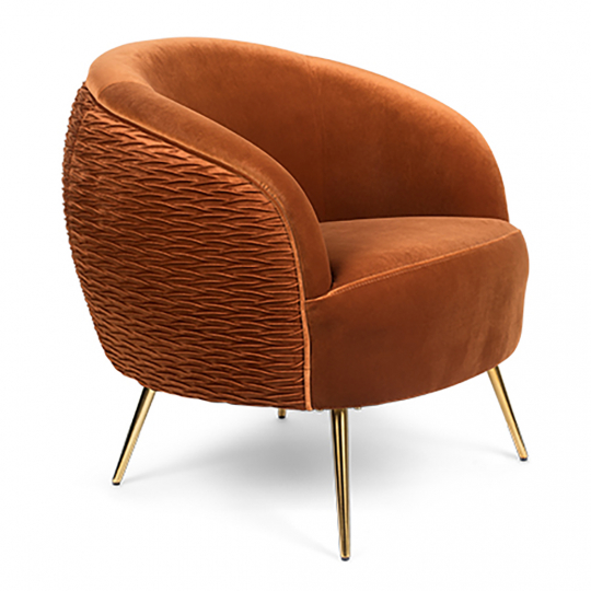 Sillón 'So curvy' - Naranja