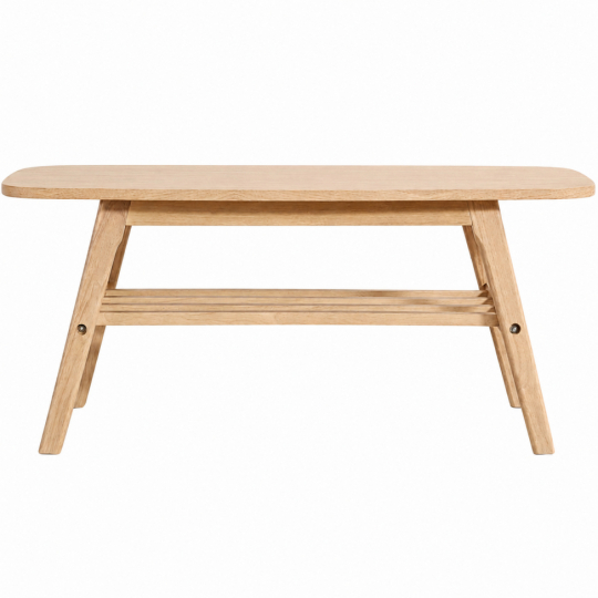 Mesa de café 'Créme' - Pigmentada blanca