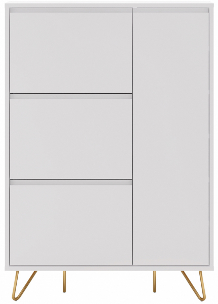 Zapatero 'Elle' - Blanco/Mesón