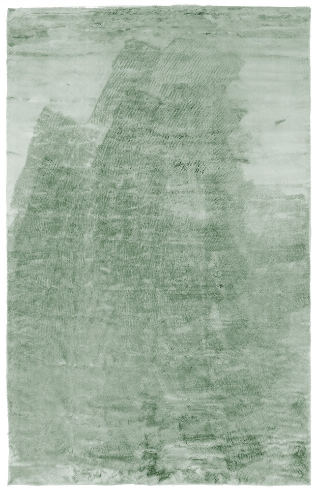 Alfombra de pelo largo 'Aranga Super Soft Fur' - Verde