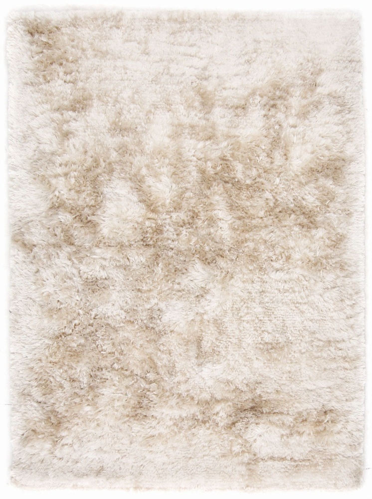 Alfombra de pelo largo 'Janjira' - Blanco roto