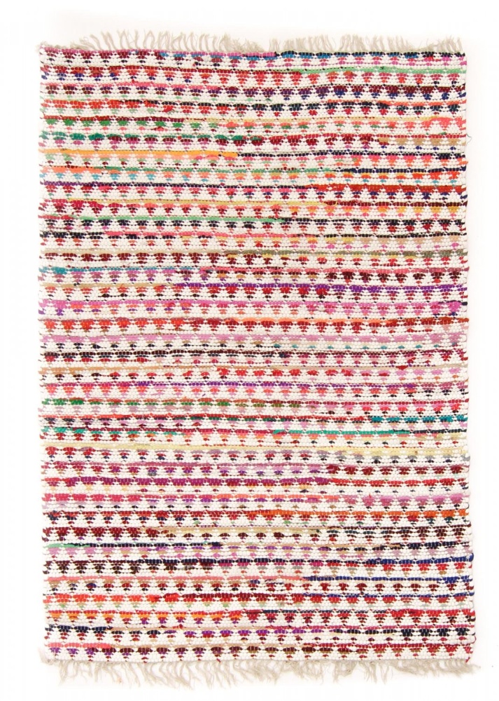 Alfombra de trapo 'Lindby' - Multicolor