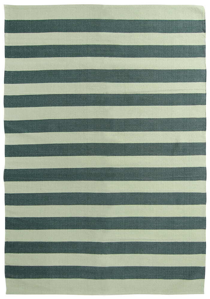 Alfombra de algodón 'Nilo' - Verde