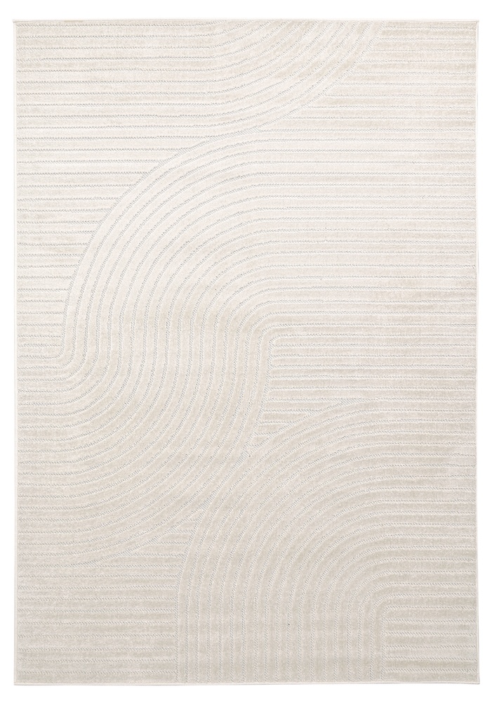 Alfombra de pelo largo 'Shaggy Indoor-Outdoor' - Crema