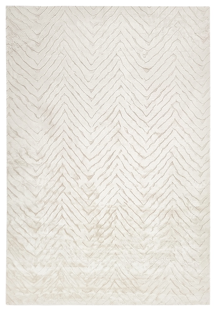 Alfombra de pelo largo 'Wren' - Blanco