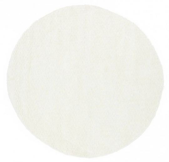Alfombra redonda 'Cartmel' - Blanco roto
