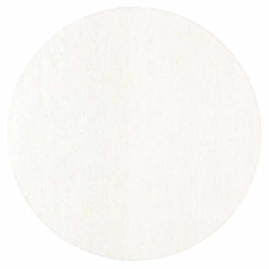 Alfombra redonda 'Hamilton' - Blanco