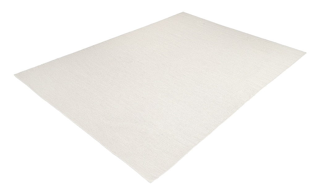 Alfombra redonda 'Hamilton' - Blanco