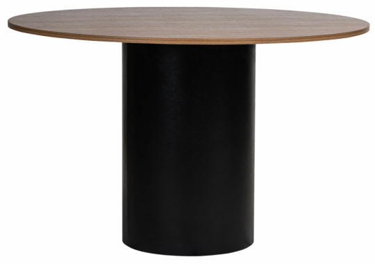 Mesa de comedor 'Rounded' Redonda 120cm - Nogal