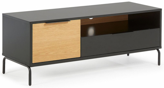 Mesa de TV 'Koln' - Roble/Negro