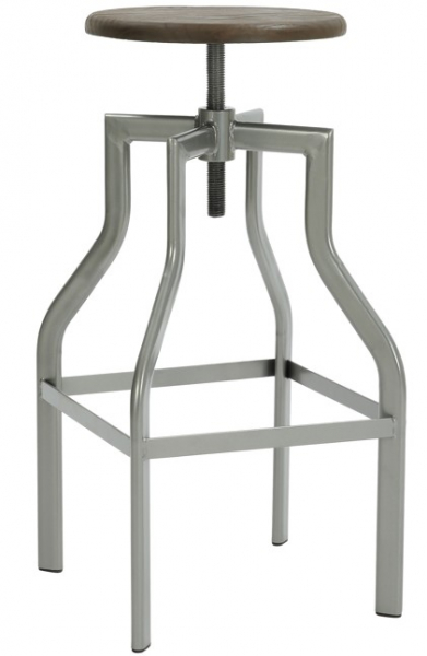 Taburete 'Forshaga' - Plata/Natural