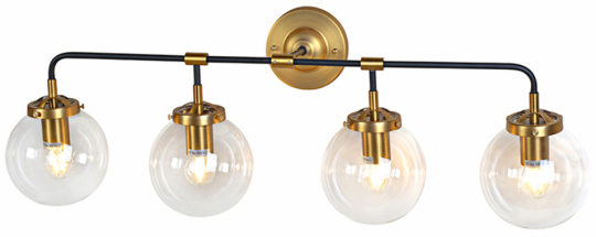 Lámpara de pared 'Bright' X4 - Latón