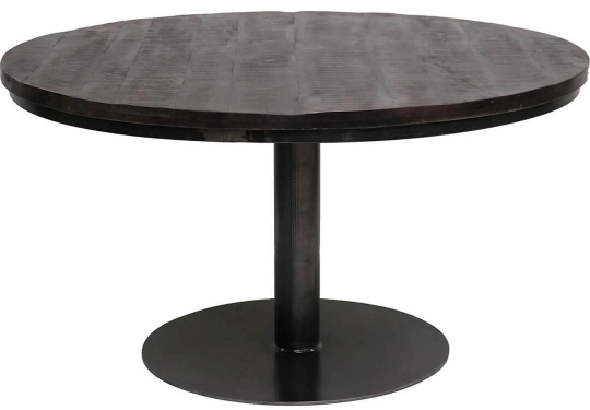 Mesa de comedor 'Jack' Redonda 140cm - Negro