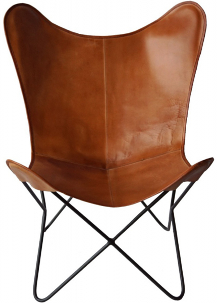 Sillón Vintage - Cuero/Hierro