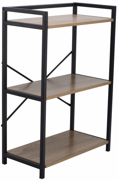 Estante 'Tre' - Negro/Madera