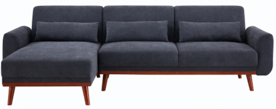 Sofá cama 'Texas' - Gris oscuro