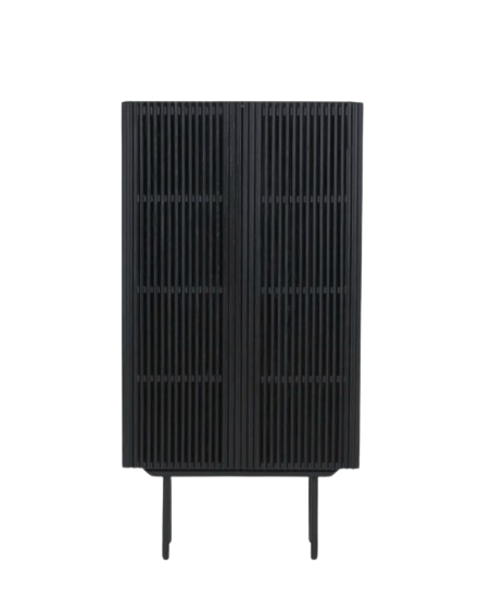 Banco alto 'Louvre' - Negro