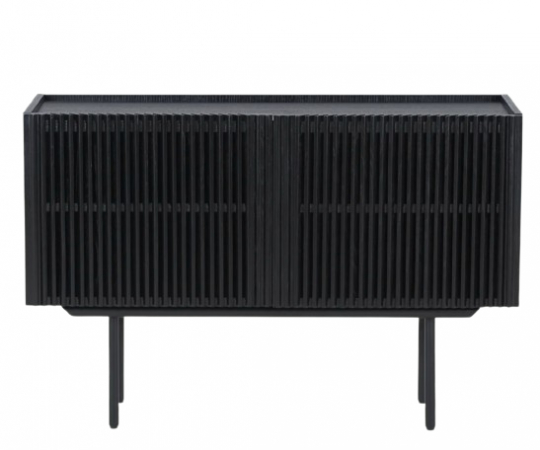 Mesa lateral 'Louvre' - Negro