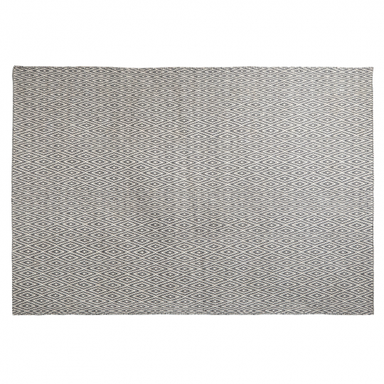 Alfombra 'Cozy Luxury' 60x90cm - Gris/Blanco