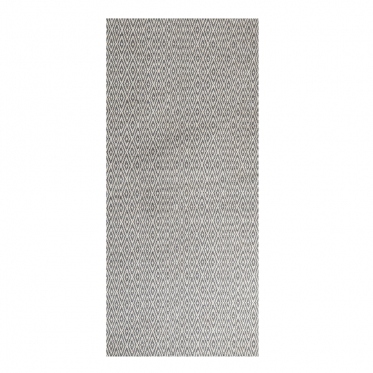 Alfombra 'Cozy Luxury' 90x200cm - Gris/Blanco