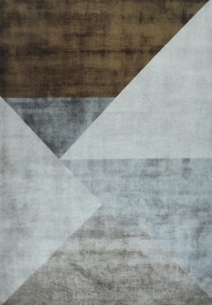 Alfombra 'Evanille' - Gris/Marrón