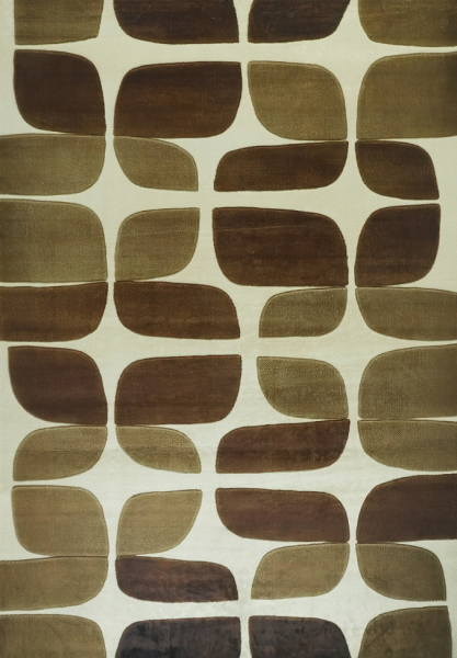 Alfombra 'Molirae' - Marrón/Beige